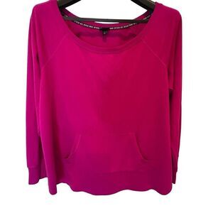Torrid Scoop Neck Raglan Long Sleeve Pullover Knit Top Pink Size 2